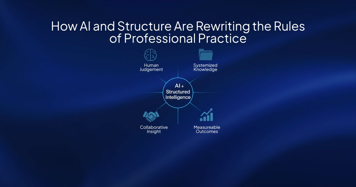 AI and structured intelligence transforming professional practice
